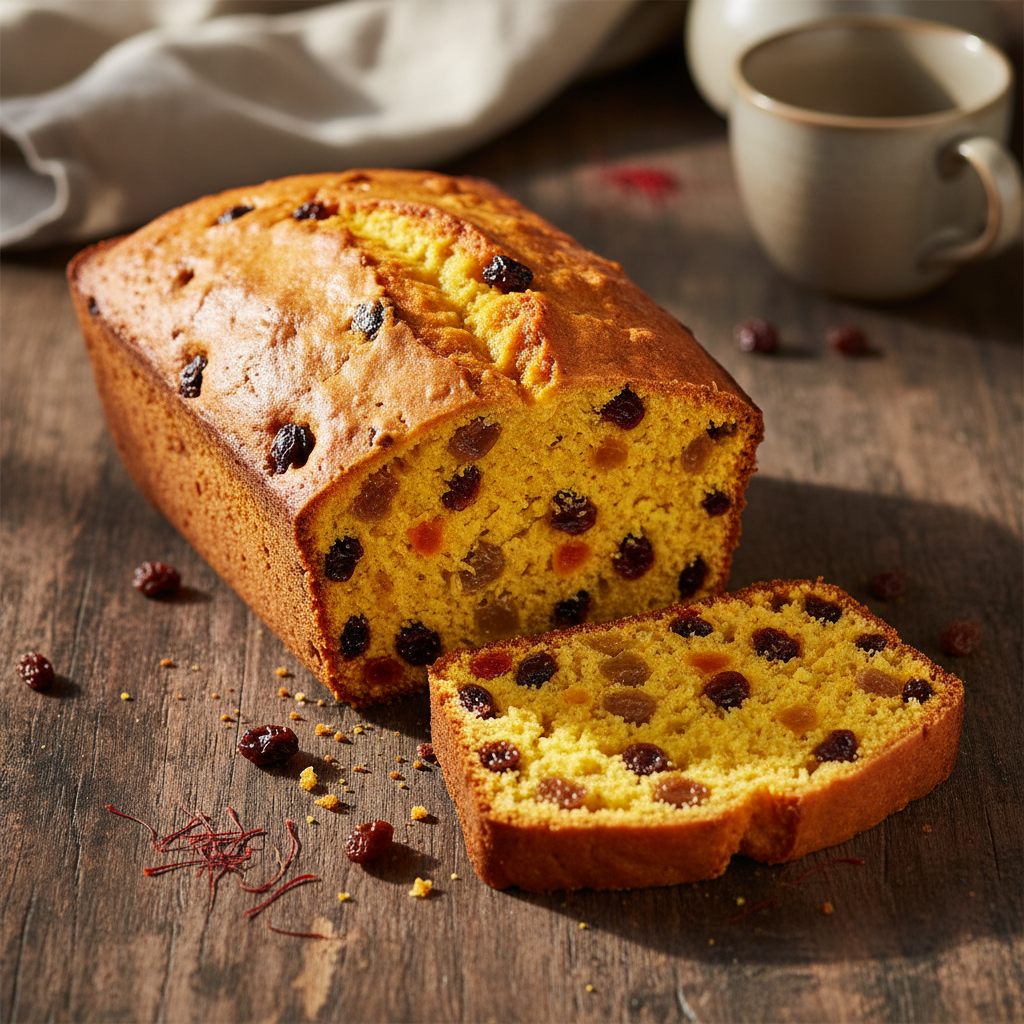 Cornish Saffron Cake: A Taste of Cornish Sunshine — Param Kesar® Kashmiri Mongra recipe